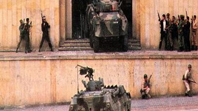 La toma y retoma del Palacio de Justicia se dio los días 6 y 7 de noviembre de 1985.