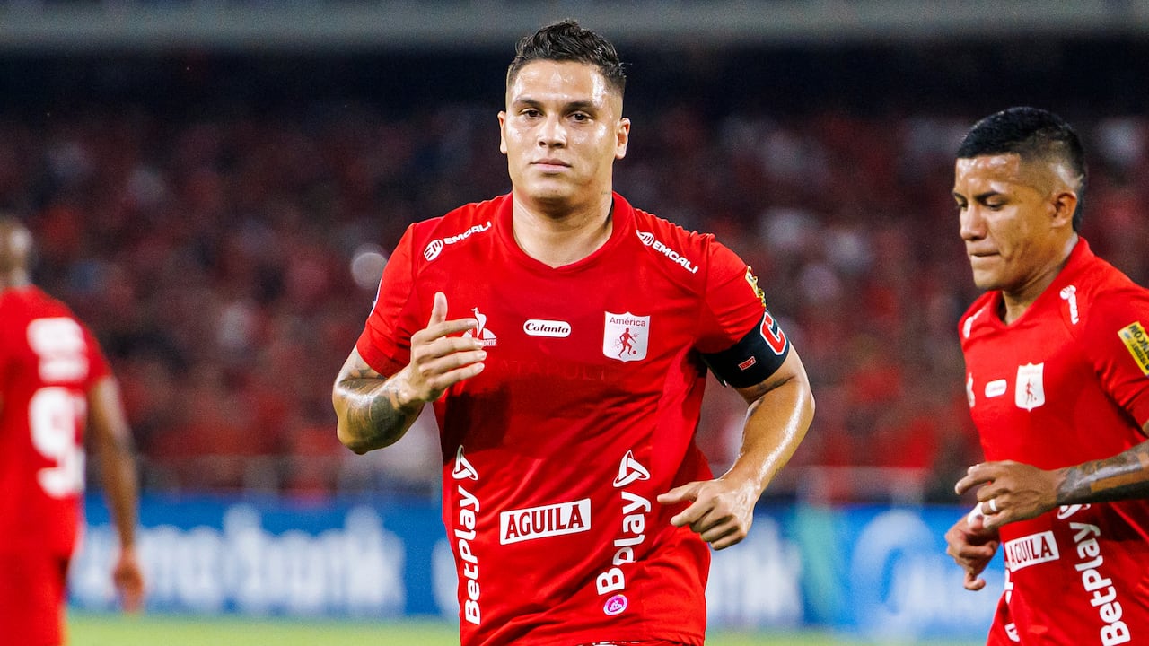 Juan Fernando Quintero, volante al servicio de América de Cali.