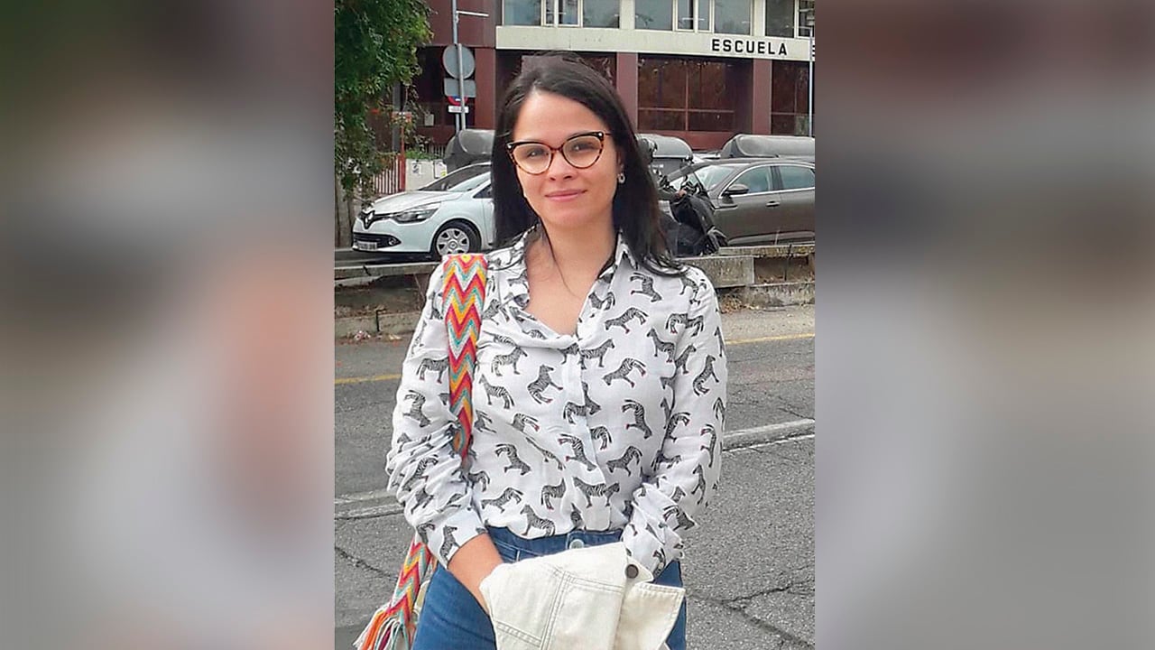 Natalia Fernández Díazgranados, colombiana atrapada entre los escombros en Tucacas.