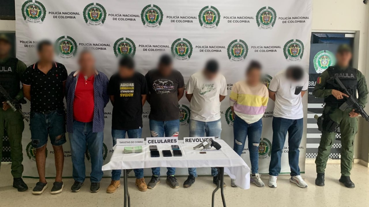 Presuntos integrantes del Clan del Golfo capturados