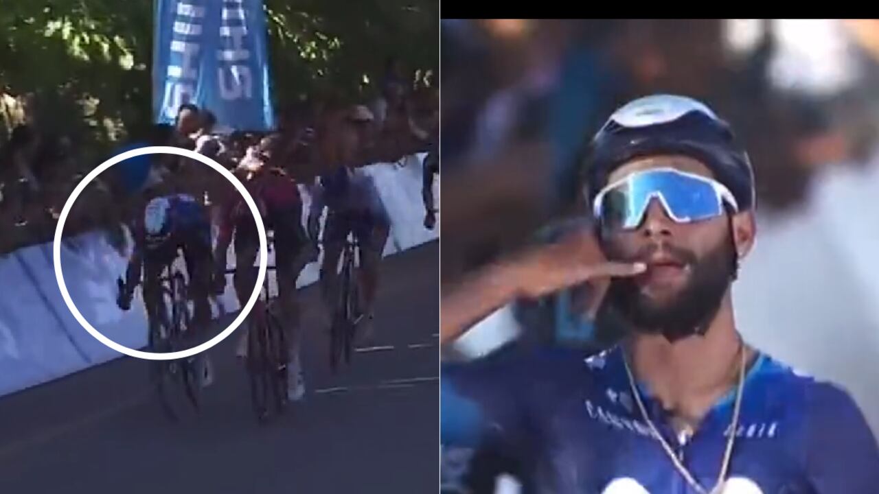 Fernando Gaviria y su ataque en la Vuelta a San Juan