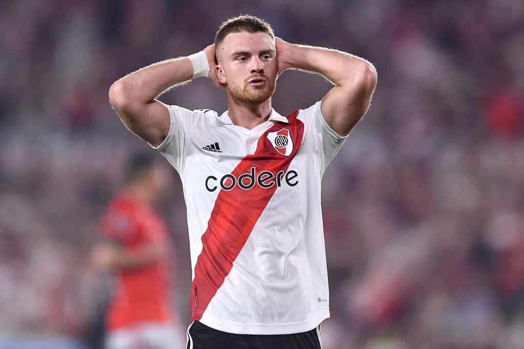 Lucas Beltrán, delantero de River