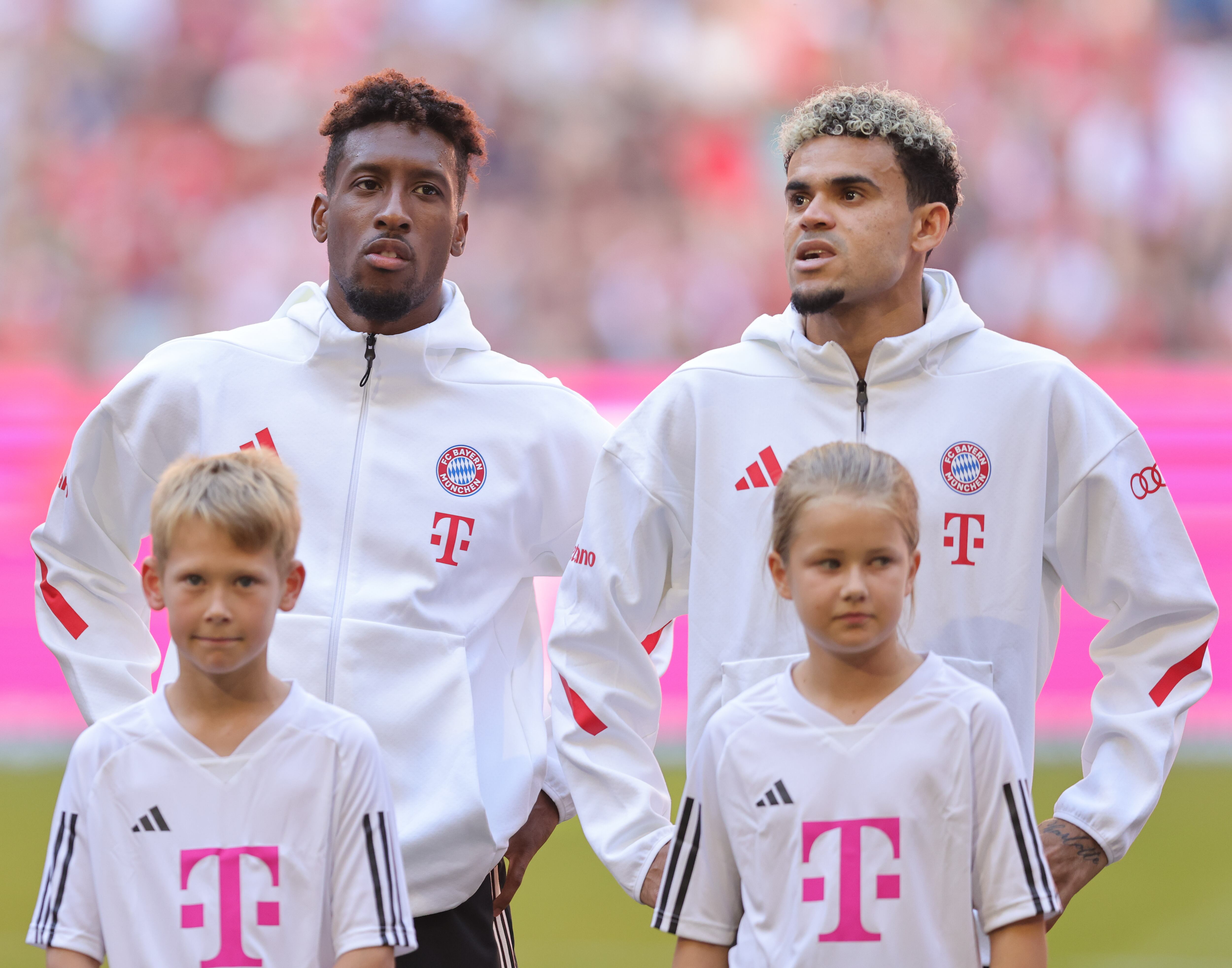Kingsley Coman y Luis Díaz se despiden tras pocos días juntos en Bayern Múnich