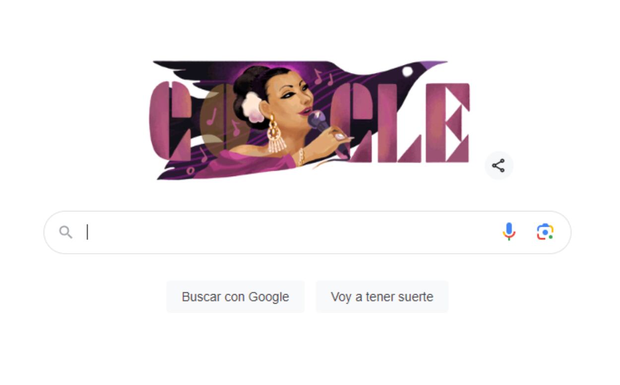 Lola Beltran protagoniza el nuevo doodle de Google.