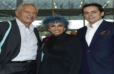 Juan Antonio Pizarro, Anamarta de Pizarro y Felipe Tascón.