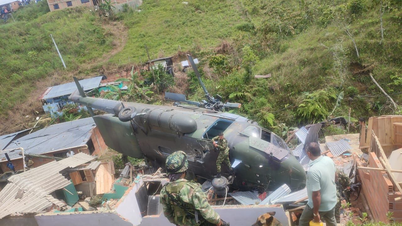 Accidente helicóptero