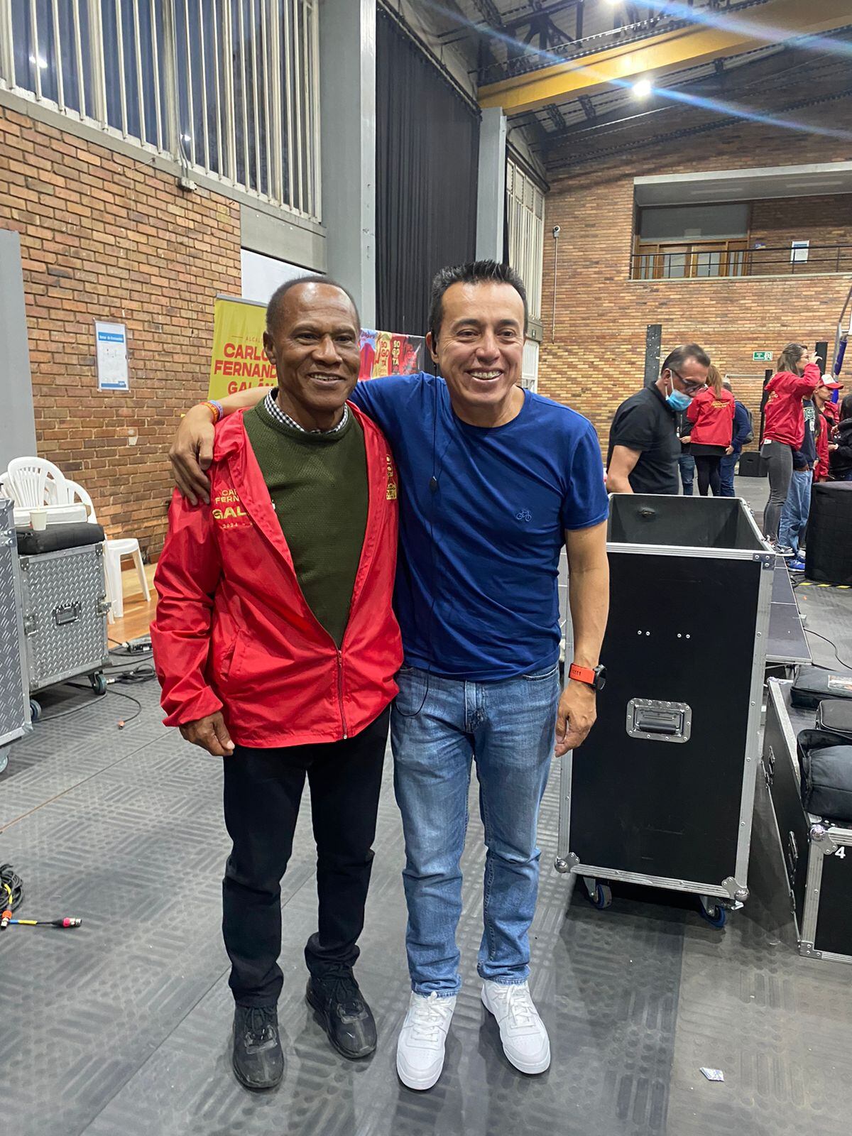 Willington Ortiz y Orlando Molano