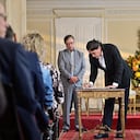 El presidente Gustavo Petro y Gustavo Bolívar asumiendo la dirección del Departamento de Prosperidad Social