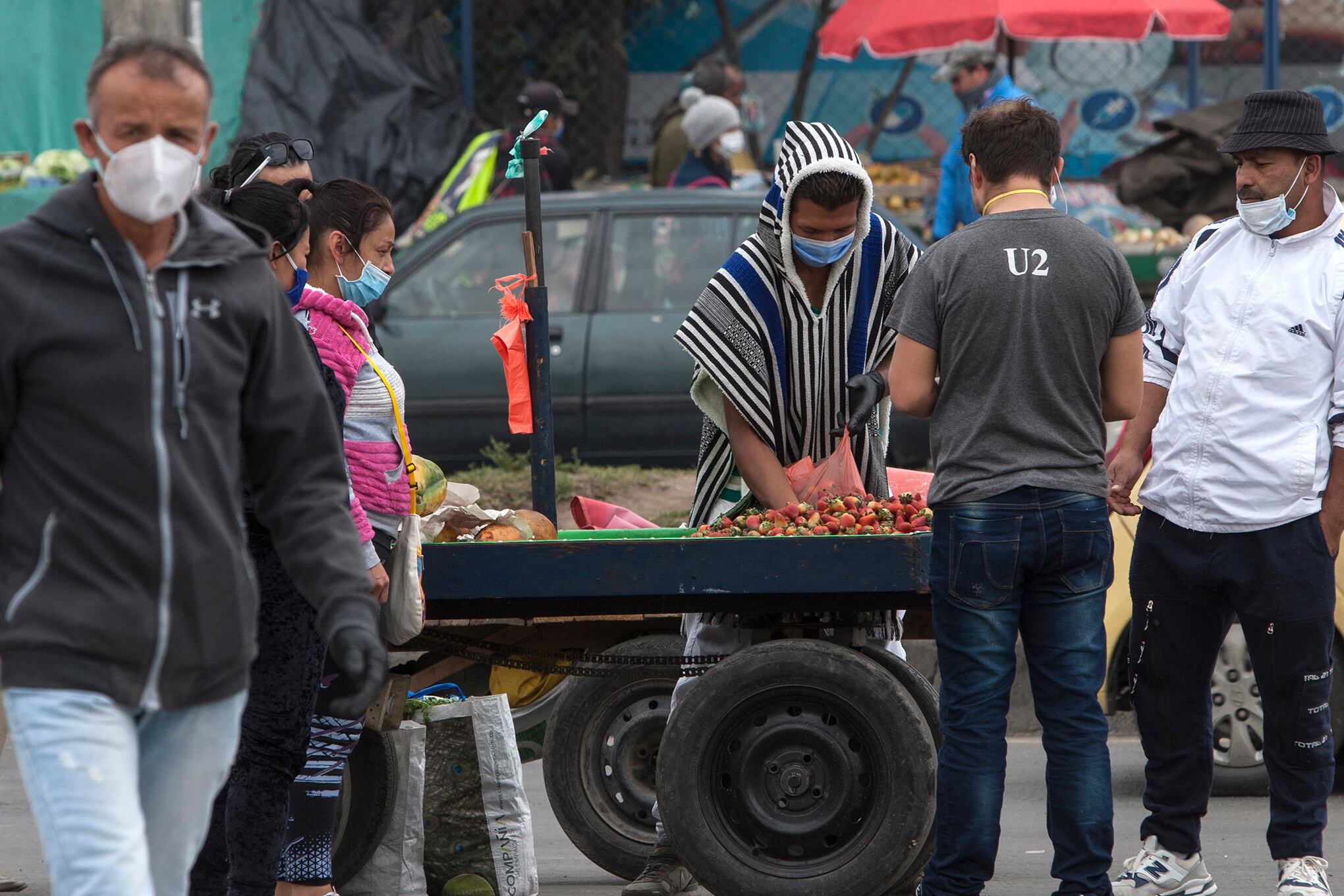 Covid-19 tapabocas Bogota