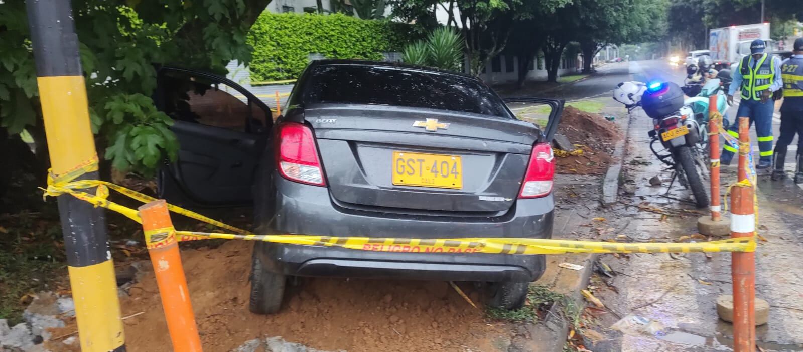 El accidente ocurrió en la Avenida Pasoancho.