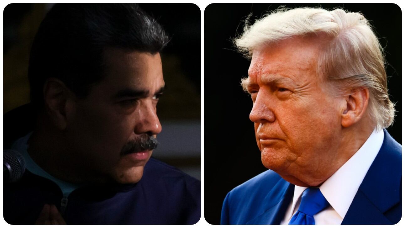 Nicolás Maduro y Donald Trump.