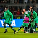 La fiesta nigeriana se armó tras el pitazo final