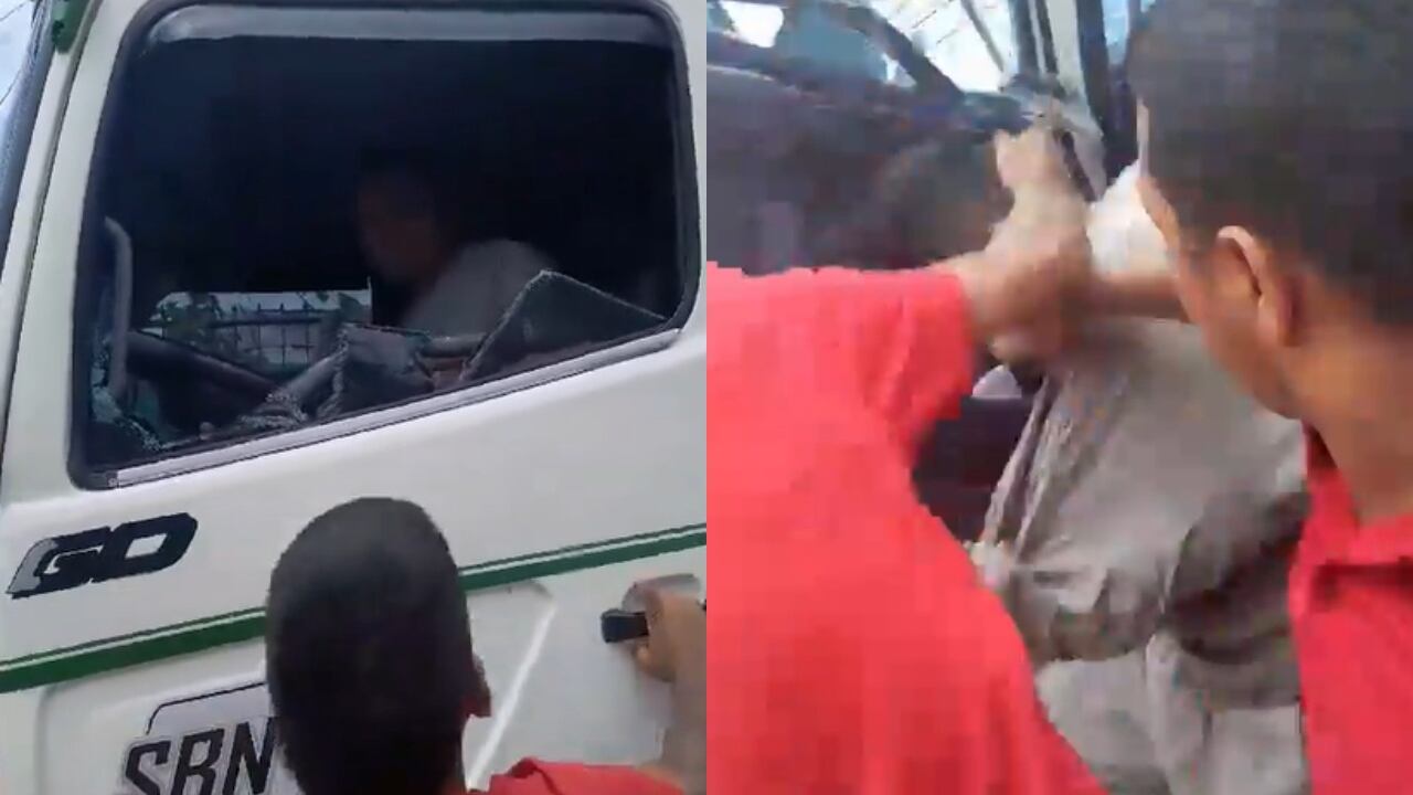 La persecución y golpiza fue de película.