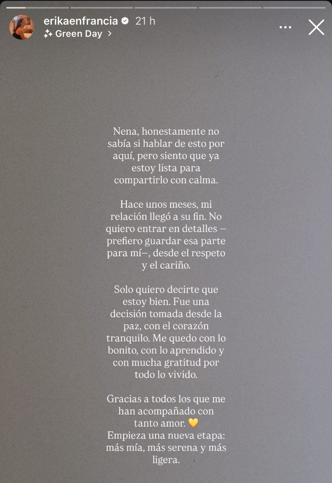 'Erika en Francia' aseguró que ahora va a vivir en Colombia y revive rumores de divorcio