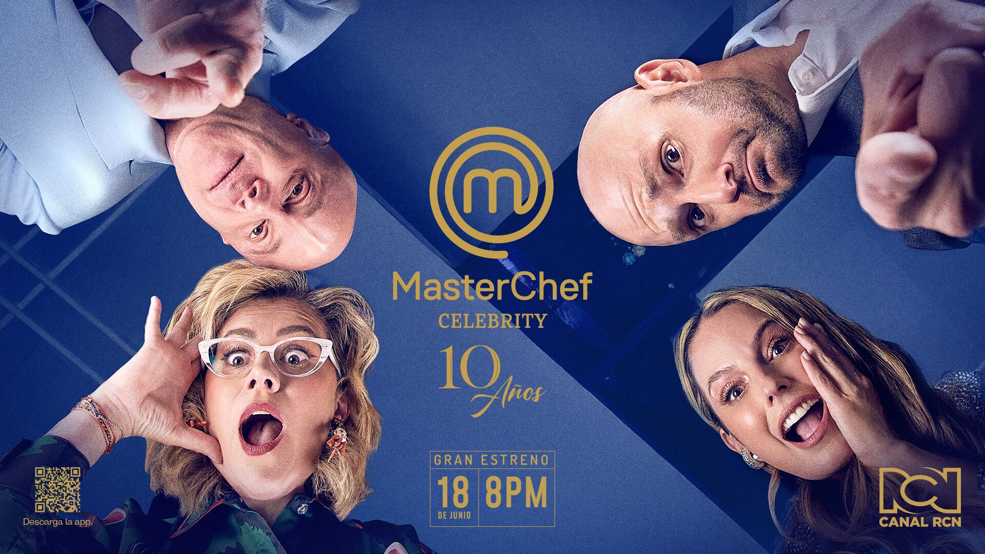 MasterChef Celebrity que celebra sus 10 años. Participantes de este 2025. Canal RCN