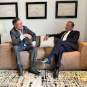 Reunión entre Rodolfo Hernández y Gustavo Petro.