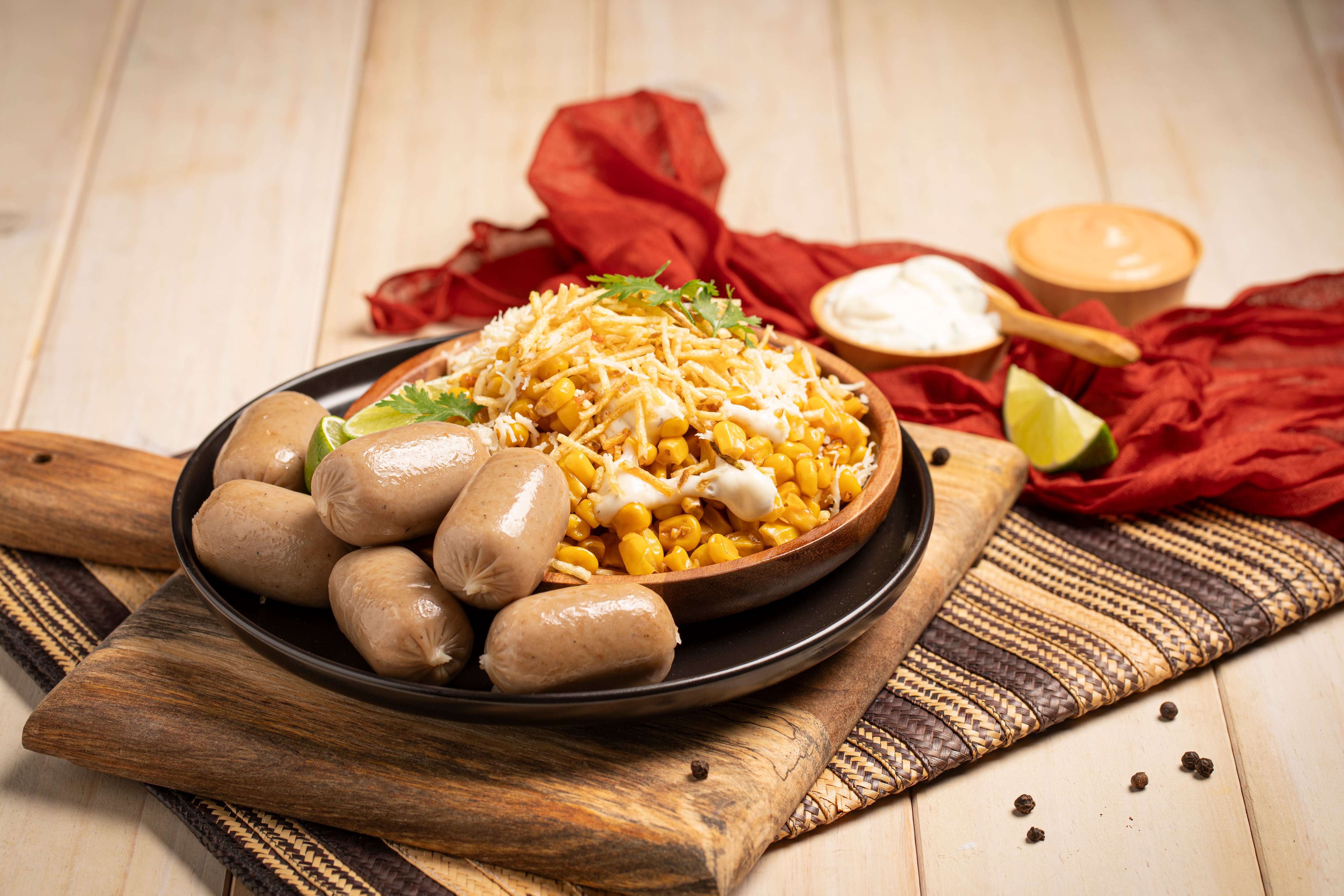 Desgranado con butifarra Zenú.