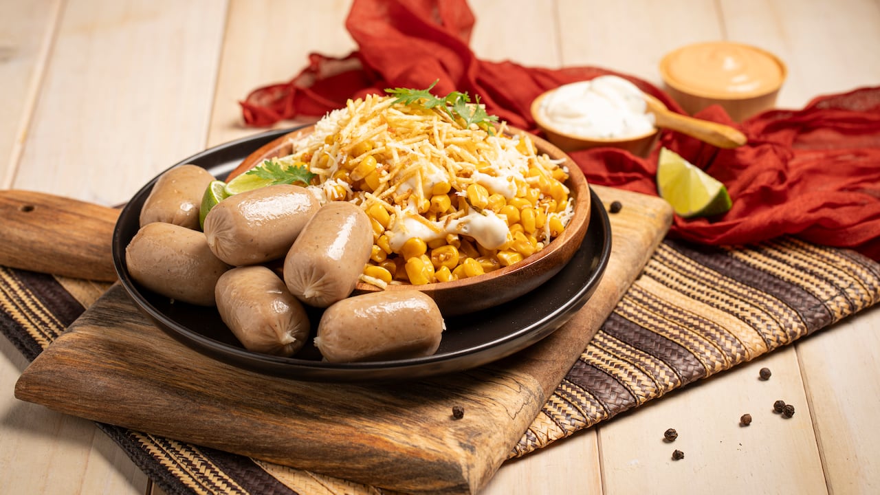 Desgranado con butifarra Zenú.