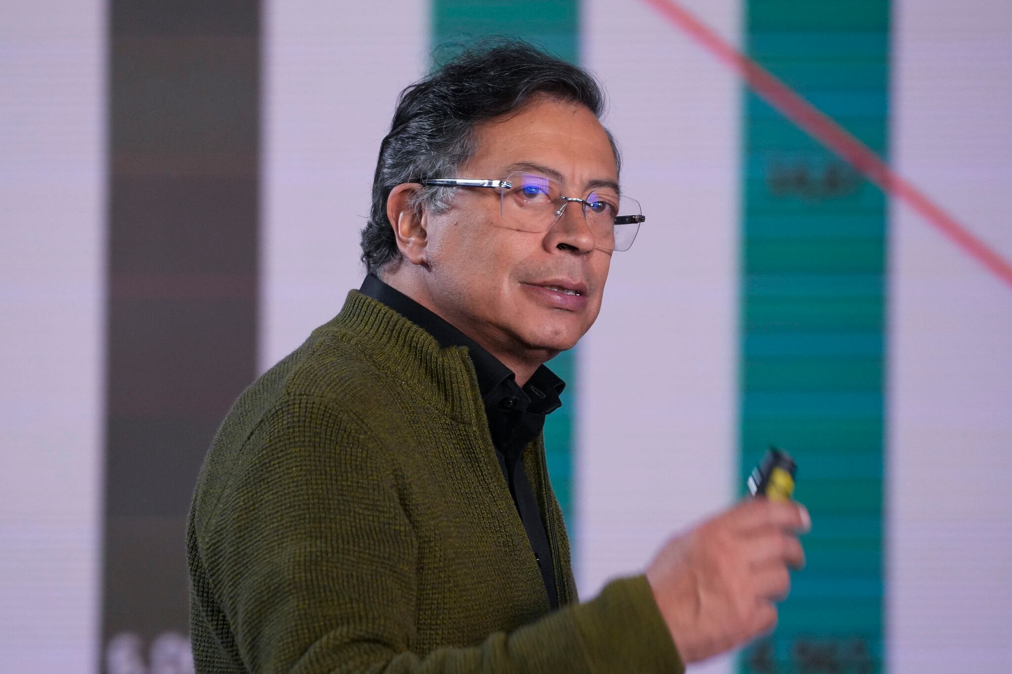 El presidente, Gustavo Petro, el 27 de agosto de 2025 en Bogotá