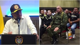 Gustavo Petro tuvo encontrón con un general de la Fuerza Pública en pleno evento público.
