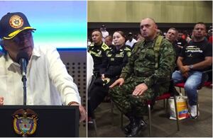 Gustavo Petro tuvo encontrón con un general de la Fuerza Pública en pleno evento público.