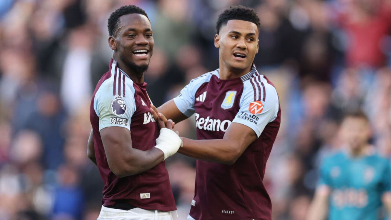 Jhon Durán y Oliver George Arthur Watkins en Aston Villa.