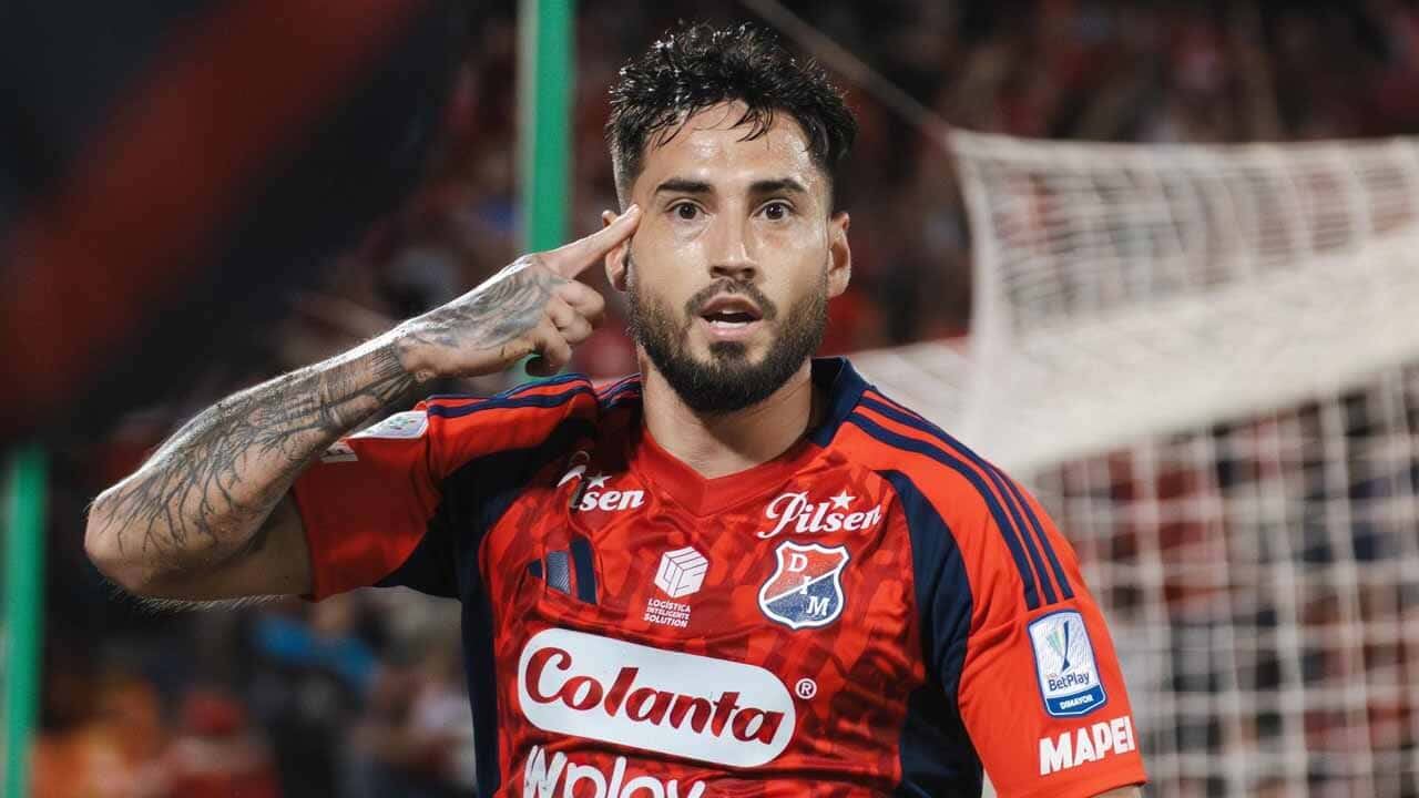 El Independiente Medellín amplió la ventaja en Palmaseca. Al minuto 52, el argentino Francisco Fydriszewski.