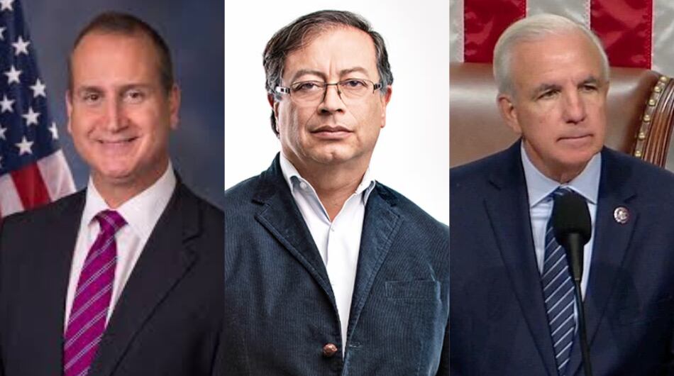Mario Díaz – Balart, Gustavo Petro y Carlos Antonio Giménez