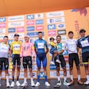 Bogotá. Febrero 11 de 2024. Ciclistas participan de la etapa 6 del Tour Colombia 2.1 que finalizó en el parque nacional. (Colprensa - John Paz)