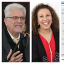 De izquierda a derecha: Santiago Montenegro, presidente de Asofondos; Clara Elena Reales, vicepresidenta jurídica de Asofondos; metadata de la proposición; y el senador Gustavo Moreno