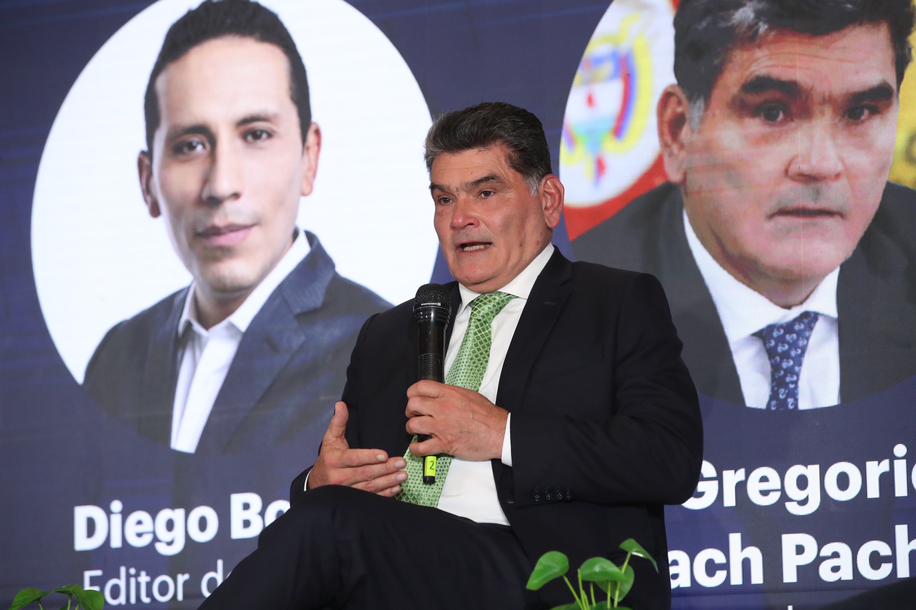 Gregorio Eljach, procurador General de Colombia, participó en el foro 'Paz Electoral'.