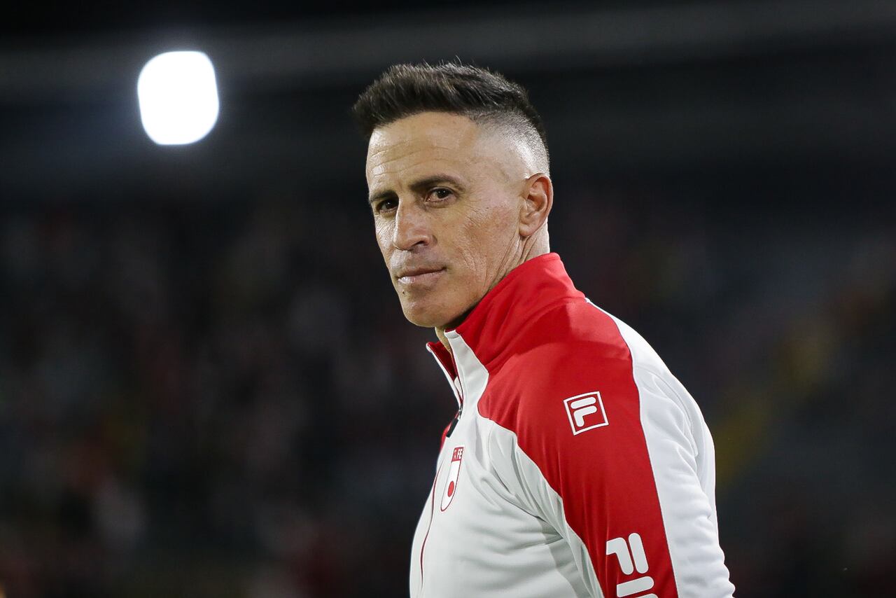 Bogotá. Diciembre 02 de 2024.Independiente Santa Fe enfrenta a Deportivo Pasto, por encuentro válido de la Liga BetPlay II 2024 de la fecha 4 de cuadrangulares del grupo A, en el estadio Nemesio Camacho El Campin. (Colprensa - Cristian Bayona).