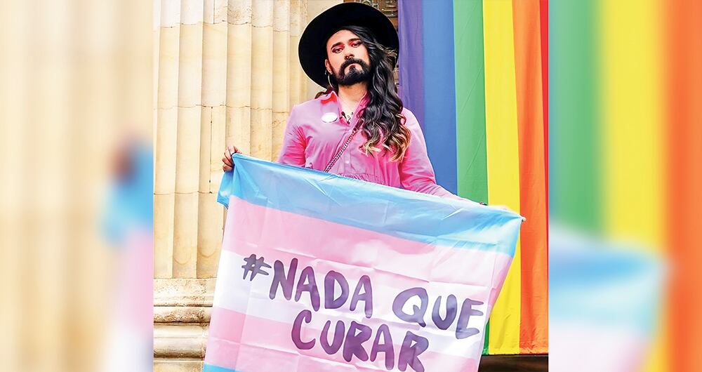 Danne Belmont, joven trans y activista de la comunidad LGBTI.