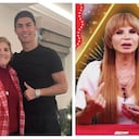 Cristiano Ronaldo junto a su madre, Dolores Aveiro, y Mhoni Vidente.