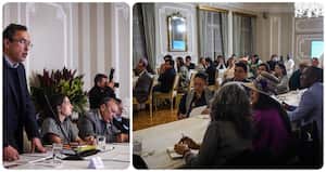 Así fue la reunión del presidente Gustavo Petro y su bancada del Pacto Histórico.