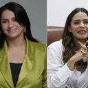 Senadora Paola Holguín y representante María Fernanda Carrascal.