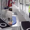 mujer exigió entrar con una lavadora a TransMilenio y protagonizó dura discusión