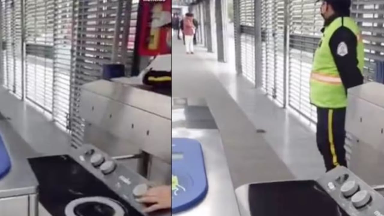 Mujer exigió entrar con una lavadora a TransMilenio y protagonizó dura discusión