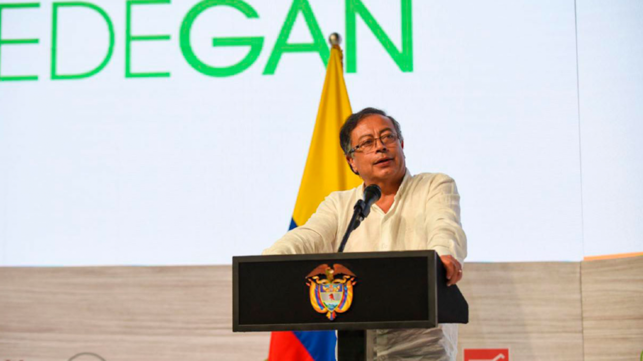 El presidente Gustavo Petro dio un fuerte discurso en el Congreso de Fedegán en busca de reducir la ganadería en el país.