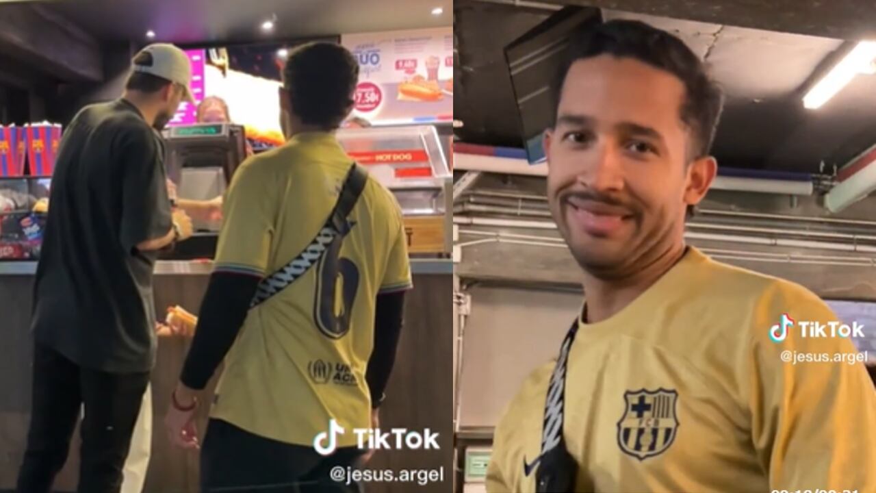 El deportista le rompió el corazón a su fanático con la negativa de un recuerdo con él. Fotos: Tik Tok @jesus.argel.