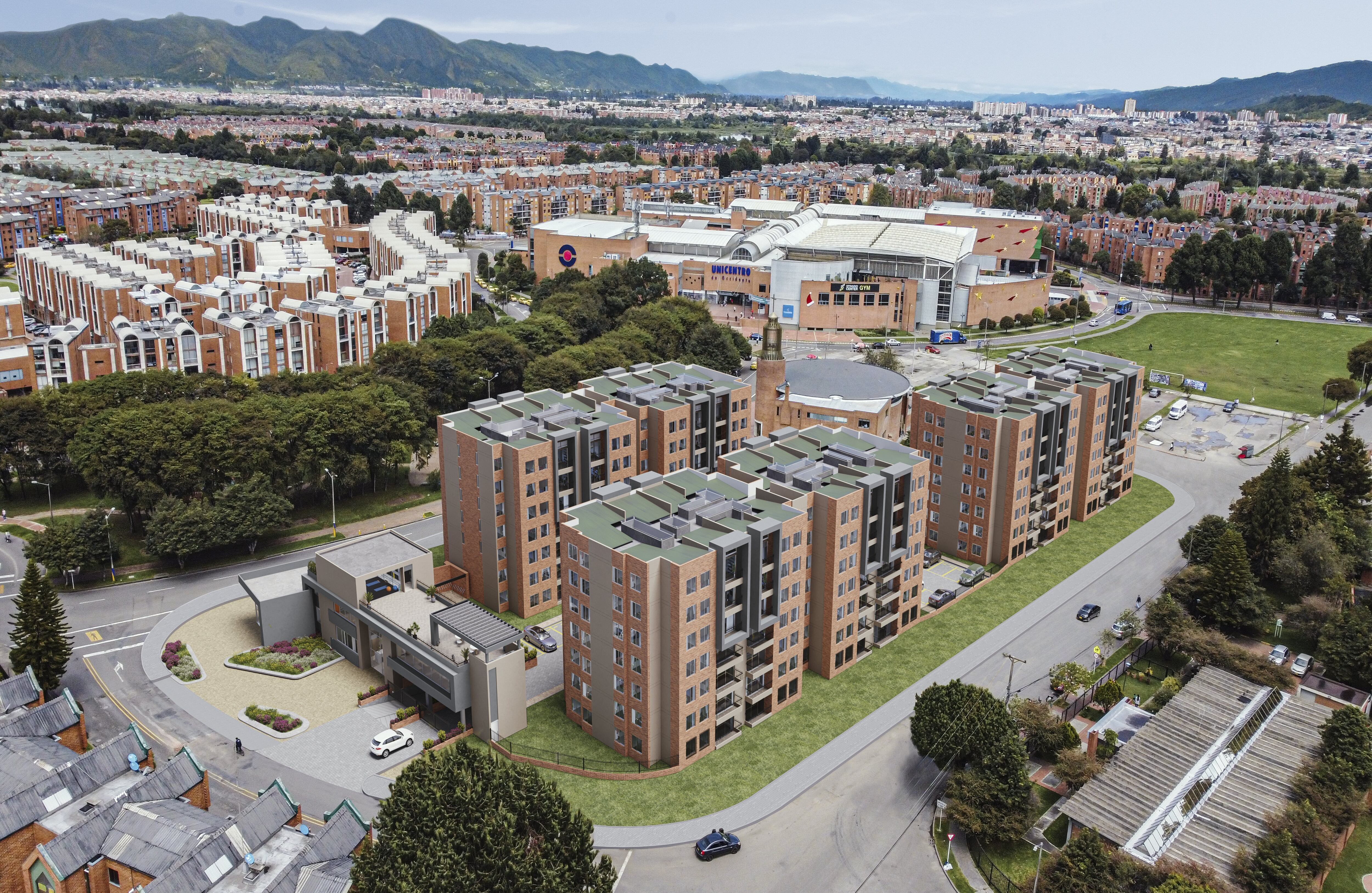 Proyecto Los Nogales, en la Ciudadela Colsubsidio Calle 80, en Bogotá.