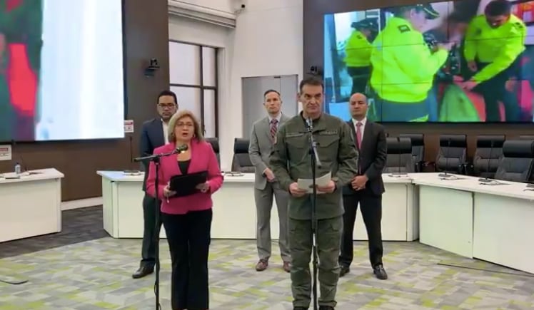 Rueda de prensa captura de Alias "Bendecido"
Fiscal (E) Martha Mancera