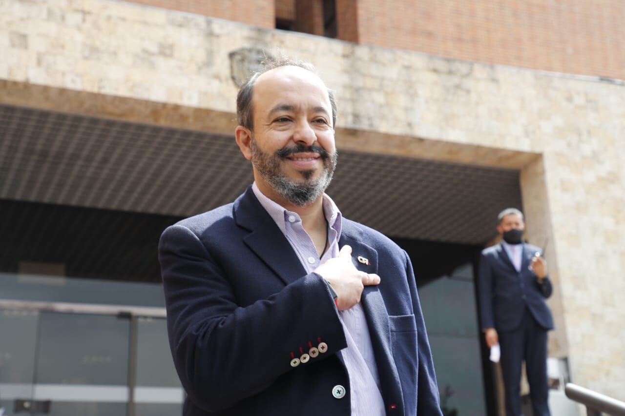 Cambio Radical inscribió a Germán Córdoba como su candidato presidencial. Foto: Guillermo Torres. 11/03/2022.