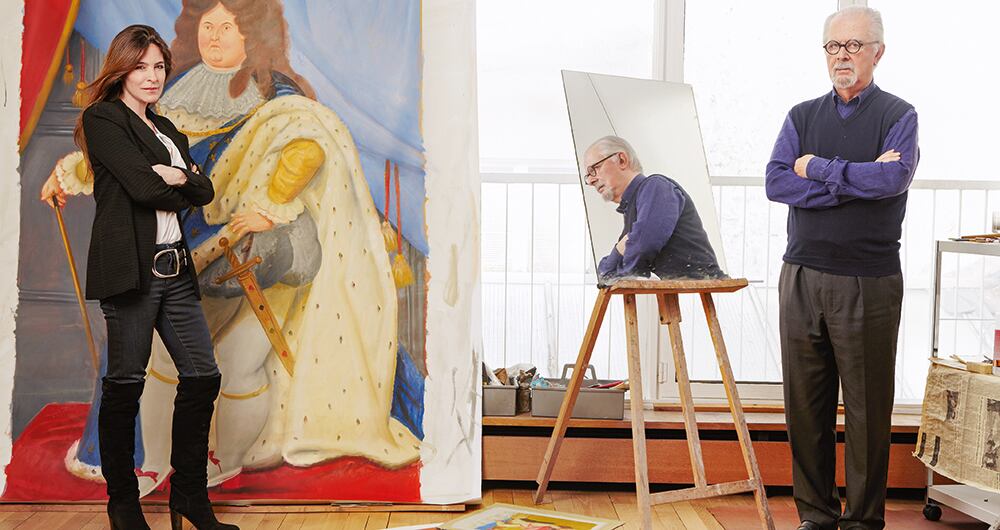 Lina Botero dice que el maestro siempre fue un padre preocupado, pendiente, dispuesto a apoyar, pero de manera muy filosófica.