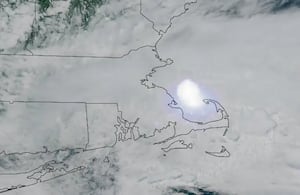 La NASA explicó la bola de fuego.
