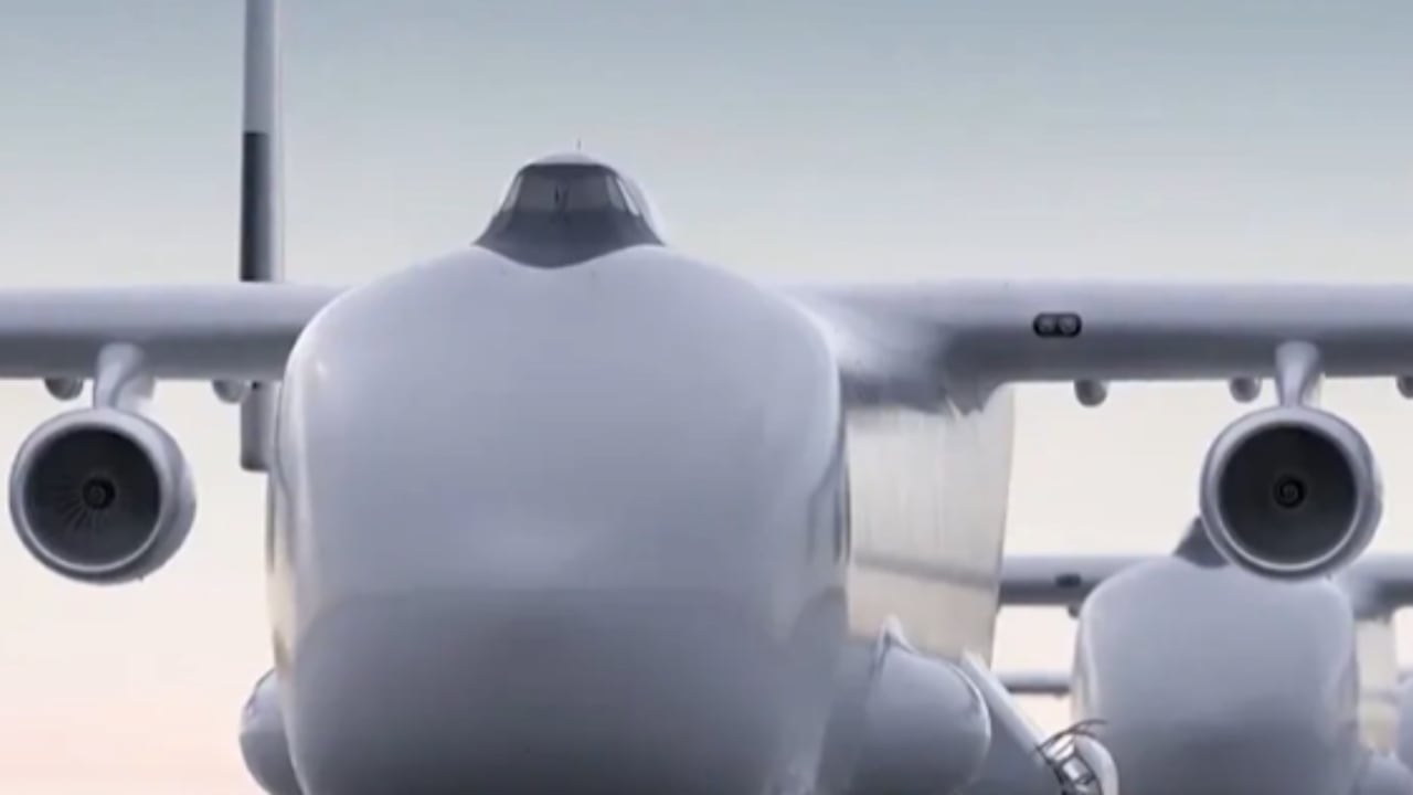 El WindRunner, el avión más grande de la historia de la aviación, diseñado para transportar aspas de aerogeneradores