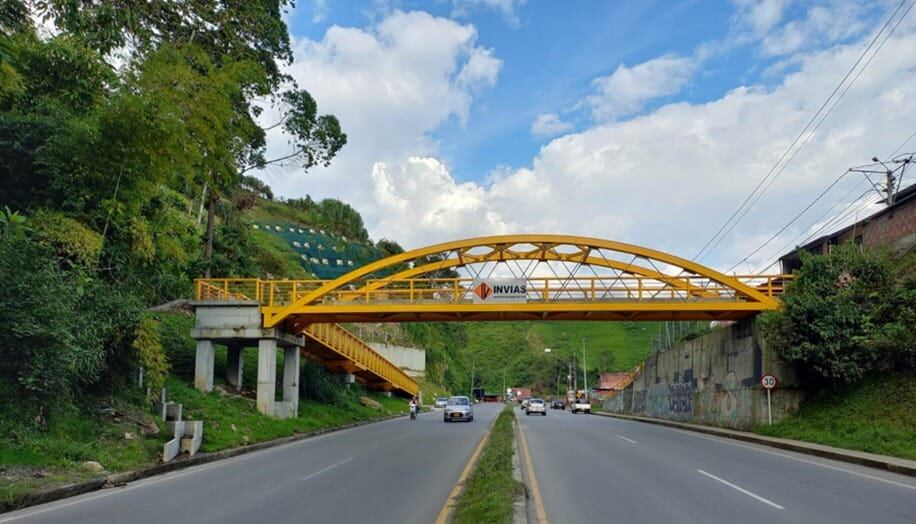 Obras viales entre Manizales y Honda