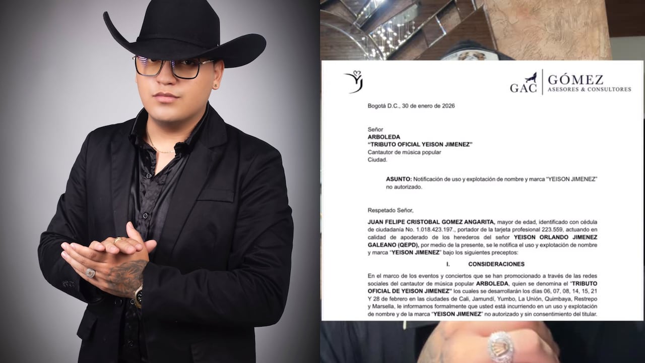 Arboleda se defiende tras ser notificado por la familia de Yeison Jiménez