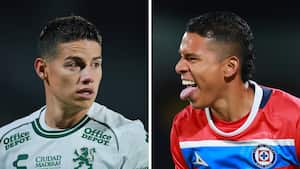 James Rodríguez y Kevin Mier no pudieron verse cara a cara en el León vs. Cruz Azul.