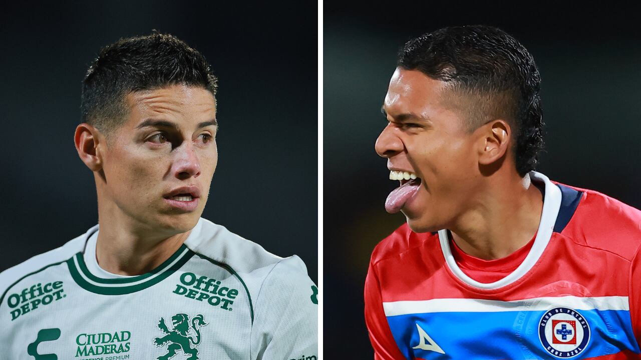 James Rodríguez y Kevin Mier no pudieron verse cara a cara en el León vs. Cruz Azul.
